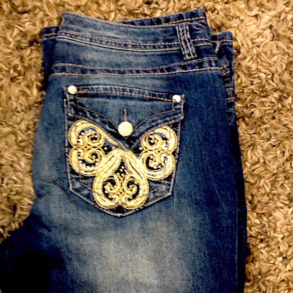 Fancy going out blue jeans 👠